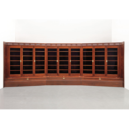 PRESTIGIOUS GLASS-FRONTED LIBRARY